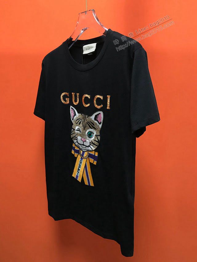 Gucci男T恤 2020新款短袖衣 男女同款 最高品質 古奇女款短袖  tzy2563